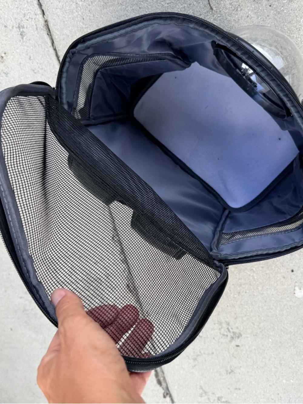 Black Pet Backpack Carrier with Bubble Window -‎ Comfortable Travel Carrier
